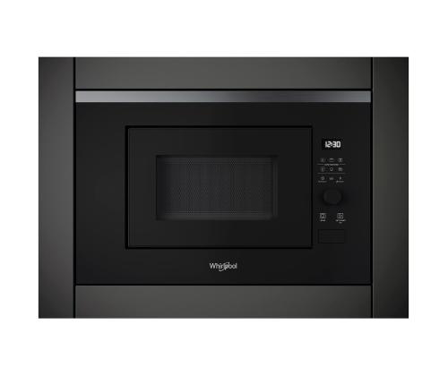Whirlpool, 20 L, 800 W, musta/ruostumaton teräs - Integroitu mikroaaltouuni, jossa on grilliritilä