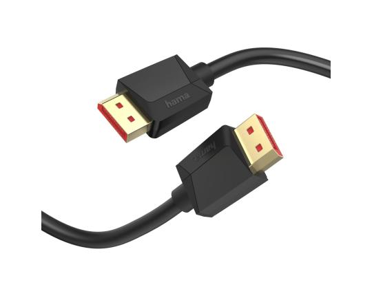 Hama DisplayPort-kaapeli, DP 1.4, kullattu, UHD 8K, 3 m - kaapeli