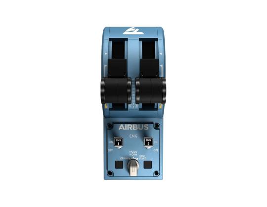 Thrustmaster TCA Quadrant Airbus Edition, sininen - Simulaattorikaasu
