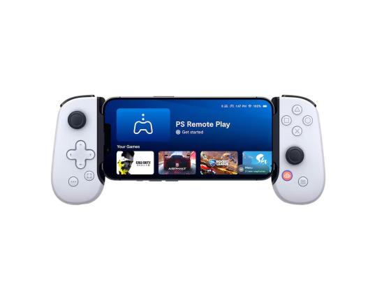 Backbone One iPhone Playstation Editionille, valkoinen - Ohjain