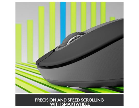 Logitech Signature M650, hiljainen, musta - Langaton optinen hiiri