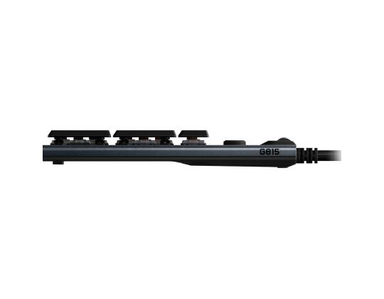 LOGITECH G815, Clicky, US, musta - Mekaaninen näppäimistö