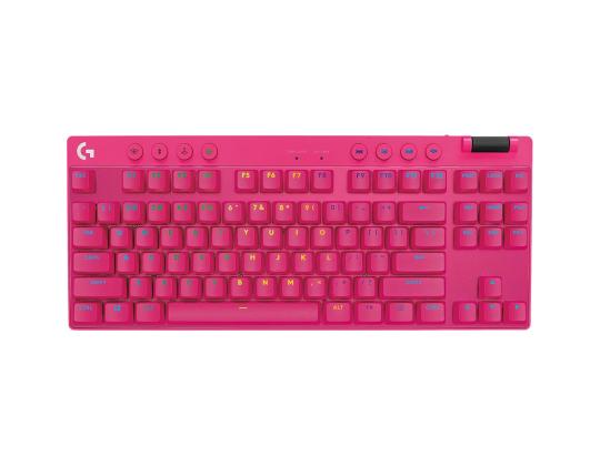 Logitech PRO X TKL, US, pinkki - Langaton näppäimistö