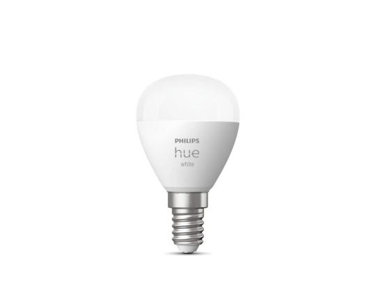 Philips Hue White Luster, kiiltävä, P45, E14, valkoinen - Älykäs valo