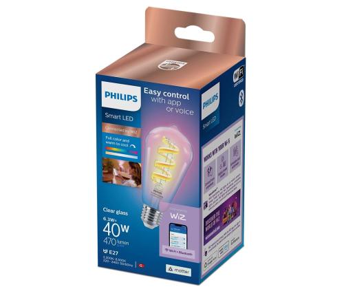 Philips WiZ LED Smart Bulb, 40 W, E27, RGB - Älykäs valaisin