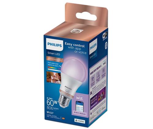 Philips WiZ LED Smart Bulb, 60 W, E27, RGB - Älykäs valaisin