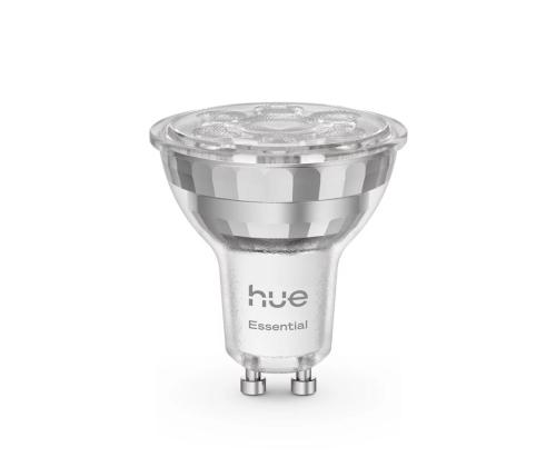 Philips Hue Essential Starter Kit, Spotlight + Hue Bridge, Full Color, GU10, 3 kpl, valkoinen - SmartLight-pakkaus