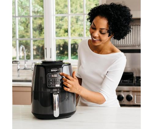 Ninja, 1550 W, 3,8 L, harmaa - Kuumailmapannu - kuumailmapannu