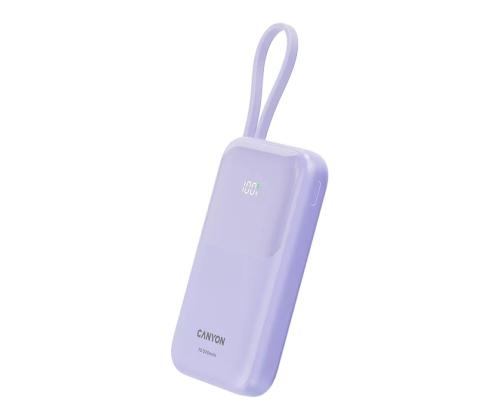Canyon OnPower 101, 10 000 mAh, violetti - Akkupankit