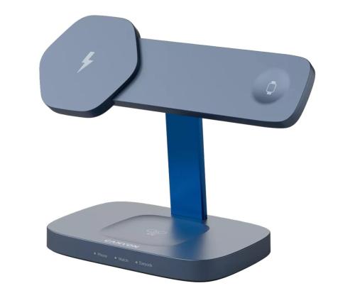 Canyon WCS-310, tummanharmaa/sininen - Langaton latausteline