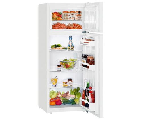 Liebherr, SmartFrost, 233 L, korkeus 141 cm, valkoinen - Jääkaappi - Jääkaappi