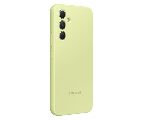 Samsung silikonikuori, Galaxy A54, vaaleanvihreä - kansi