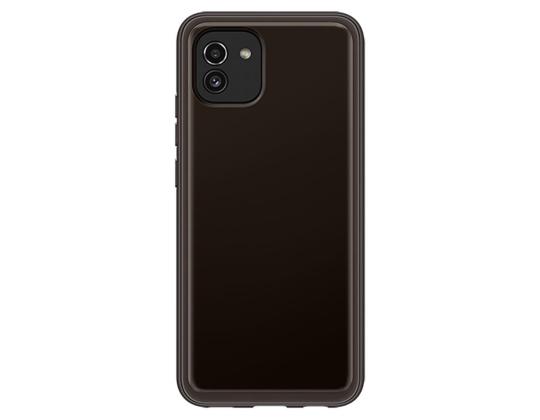Samsung Galaxy A03, musta - Silikonikotelo