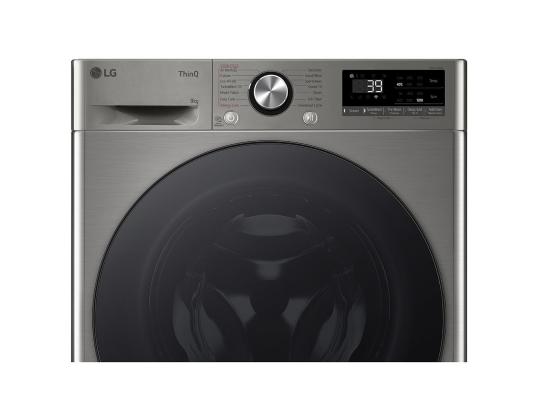LG R700 Series, 9 kg, syvyys 47,5 cm, 1200 rpm, hopea - Edestä täytettävä pesukone