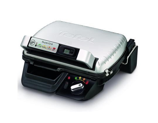 Tefal Supergrill, 2000 W, ruostumaton teräs - Pöytägrilli
