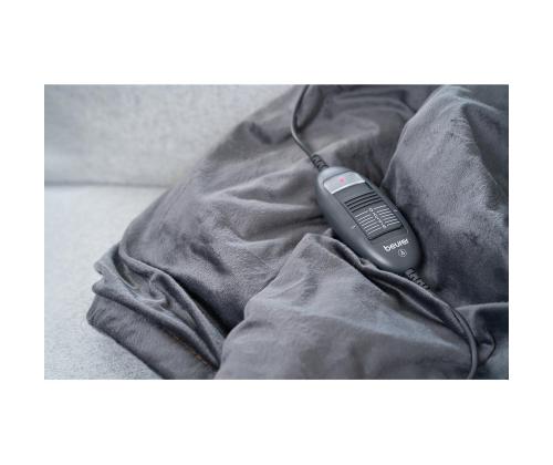 Beurer HD 74 Cosy Limited Edition, 150 x 130 cm, musta - Lämmitettävät peitot - Lämpöpeitteet
