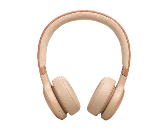 JBL Live 670NC, mukautuva melunvaimennus, beige - langattomat korvakuulokkeet