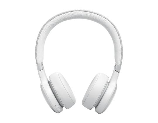JBL Live 670NC, mukautuva melunvaimennus, valkoinen - langattomat korvakuulokkeet