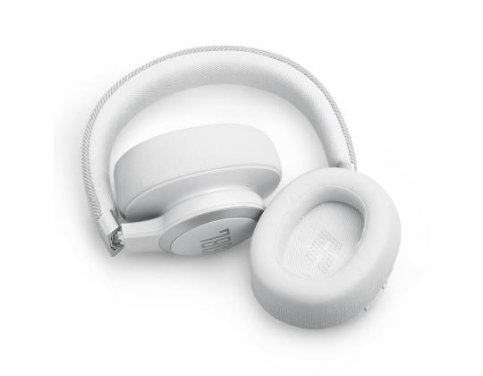 JBL Live 770NC, Mukautuva melunvaimennus, valkoinen - Langattomat korvakuulokkeet