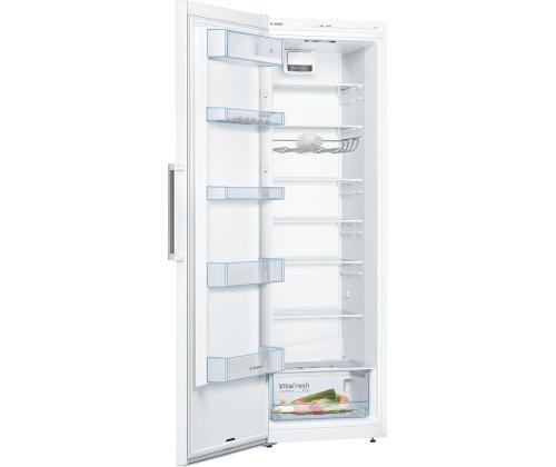 Bosch, sarja 4, 346 L, korkeus 186 cm, valkoinen - Jääkaappikaappi
