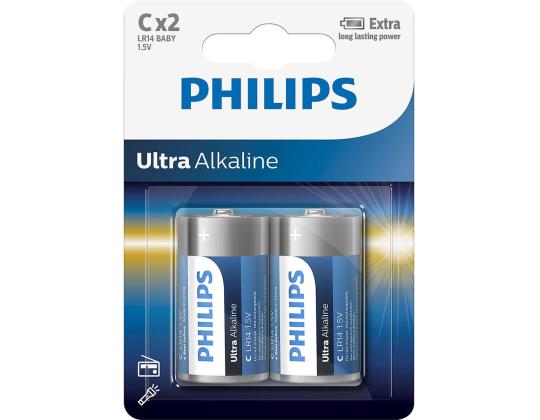 2 x paristot PHILIPS LR14E C 2 Ultra Alkaline