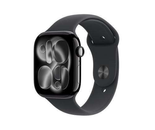 Apple Watch 11, 42 mm, GPS, S/M, musta - Älykello