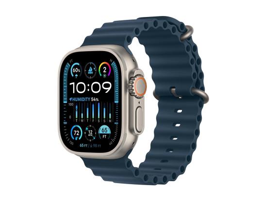 Apple Watch 49 mm, Ocean Ranneke, sininen - Kellon ranneke