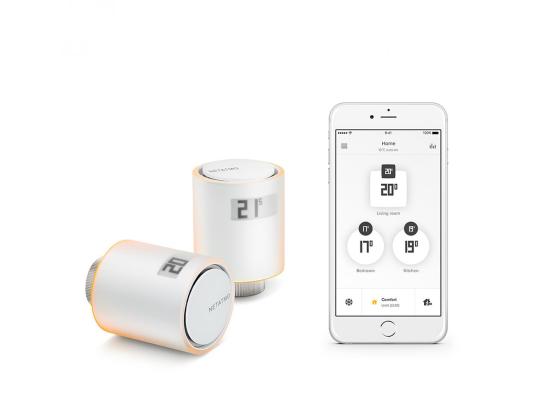 Netatmo Smart Radiator Valves Starter Pack -sarja jäähdyttimen termostaatteja