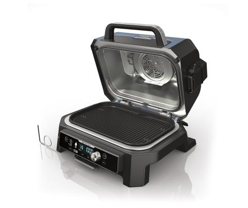 Ninja Woodfire Pro Connect XL, sininen/musta - Ulkogrilli