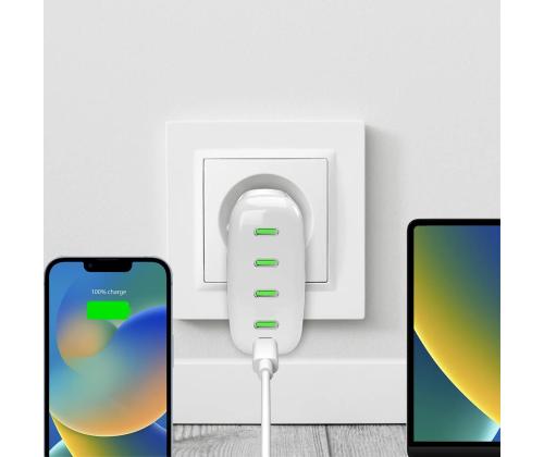 Puro MiniPro Gan seinälaturi, 140 W, valkoinen - Laturi