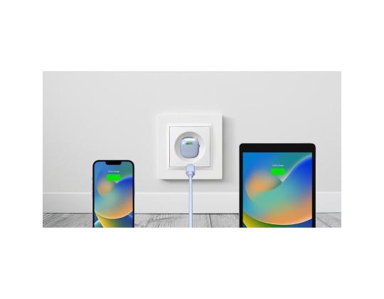 Puro MiniPro, USB-C, 20 W, sininen - Virtalähde