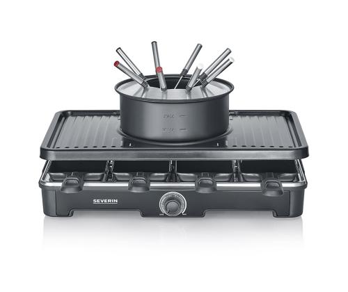 Severin, 1400 W, musta - Raclette-grilli ja fonduegrilli