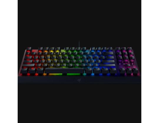 Razer BlackWidow V3 TKL Razer Green Switch, RUS, must, RGB - Mehaaniline klaviatuur