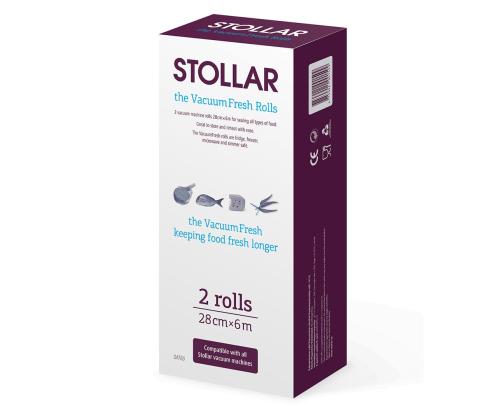 Stollar VacuumFresh, 28 cm x 6 m, 2 kpl - Rullakot rullina