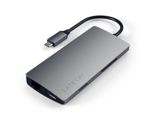 USB-C Splitter Multi-Port 4K Gigabit Ethernet Satech