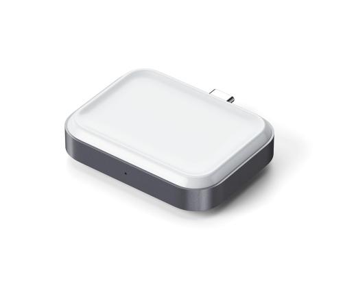 Satechi Kaksipuolinen 2-in-1 USB-C-laturi Apple Watchille ja Airpodsille - Laturi - Laturi