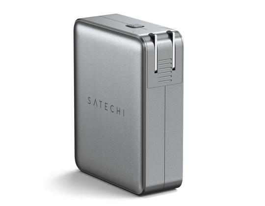 Satechi matkalaturi, 145 W, USB-C, harmaa - Virtalähde