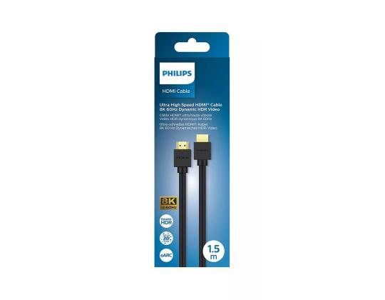 PHILIPS HDMI 2.1, 8K, 60 Hz, 1,5 m, pakko - Kaable