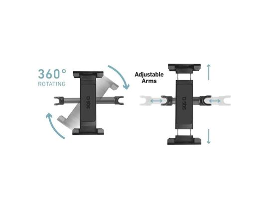 SBS niskatukikiinnitys, kuni 12,9´´, pakko - Tahvelarvuti hoidja autosse