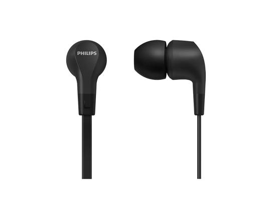 Philips TAE1105BK, 3,5 mm, musta - langalliset in-ear kuulokkeet