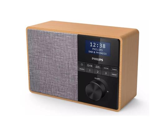 Philips TAR5505, DAB+, FM, Bluetooth, ajastin, ruskea - Keittiöradio
