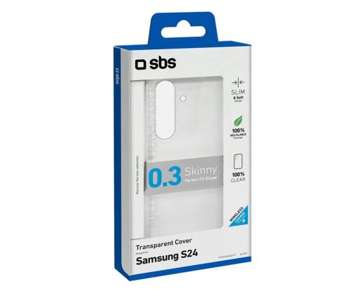 SBS Skinny kansi, Galaxy S24, läpinäkyvä - Kotelo