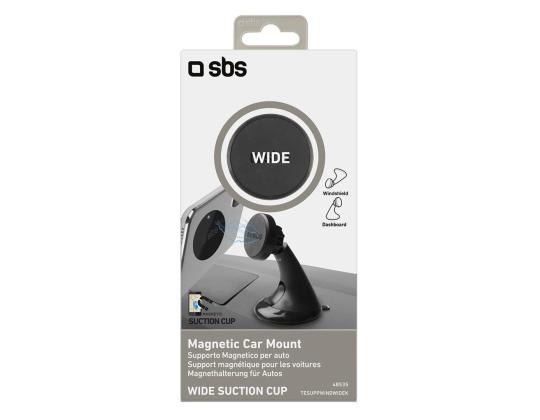 SBS Wide Wind, musta - Puhelinteline autoon