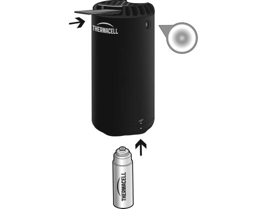Thermacell Halo Mini, musta - Hyttyskarkotetta