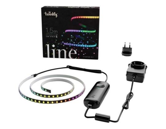 Twinkly Line Starter Kit, 1,5 m, musta - LED-nauha