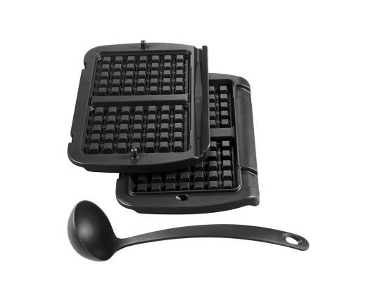 Tefal Optigrill, musta - Vohvelilautaset + kauha