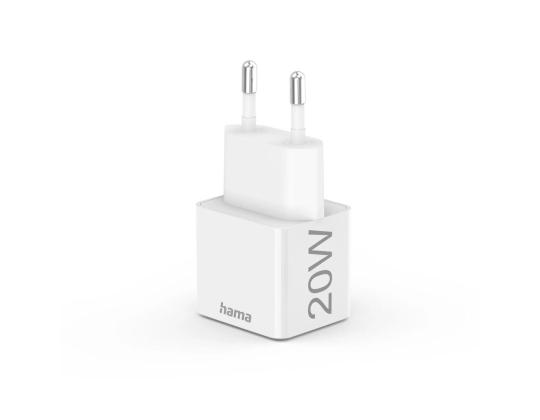 Hama Pikalaturi, USB-C, 20 W, valkoinen - Virtalähde