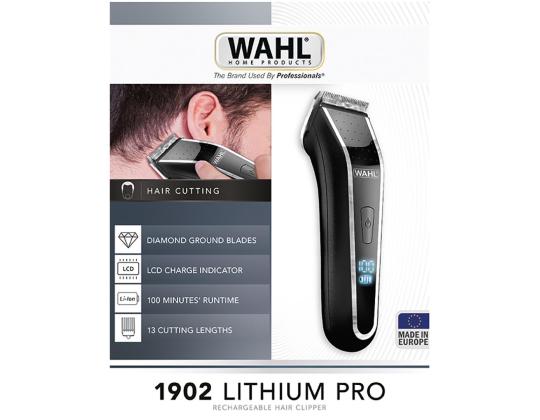 Hiustenleikkuukone Wahl Lithium Pro LCD 1902