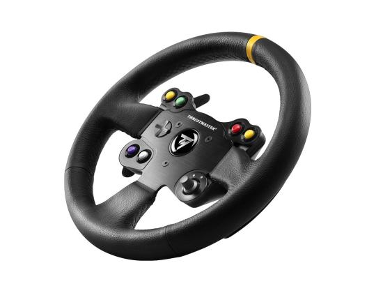 Thrustmaster Leather 28 GT Wheel Add-on, musta - Simulaattoripyörän lisäosa