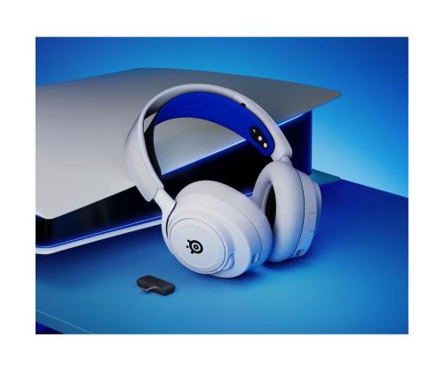 SteelSeries Arctis Nova 7P Wireless, PlayStation 5, valkoinen - Langattomat kuulokkeet -